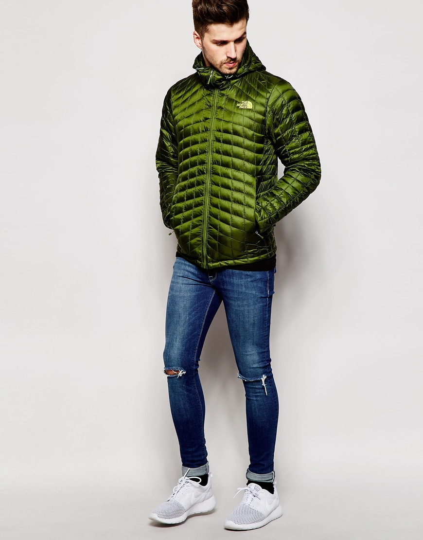 green thermoball jacket