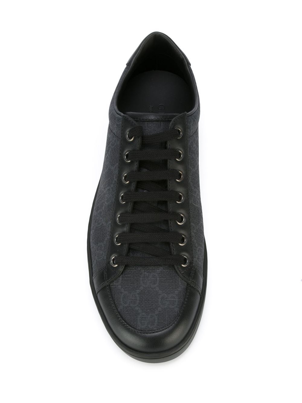 Gucci Sneaker Allacciate In Tessuto Gg Supreme in Black for Men | Lyst