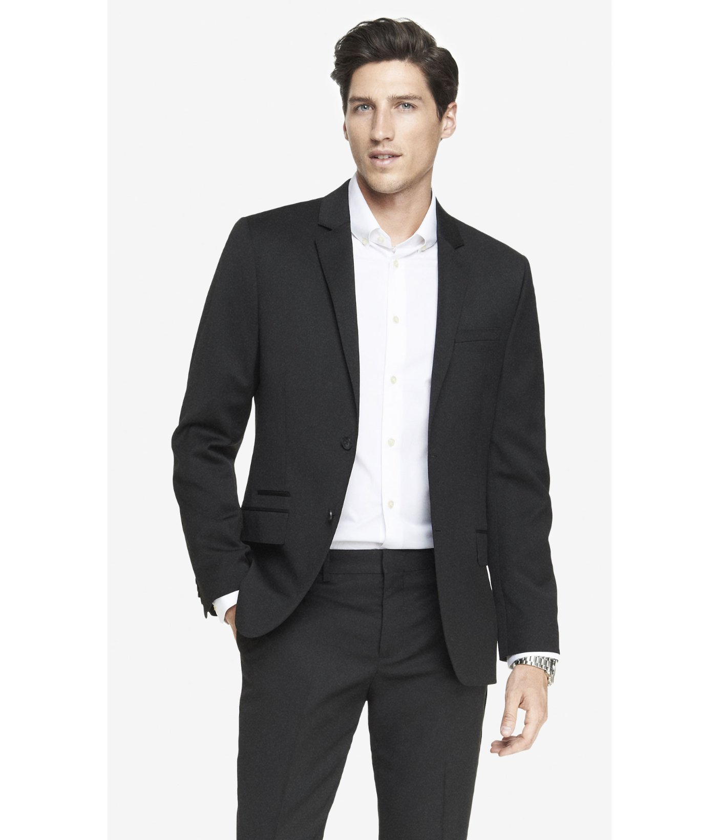 Express Black Photographer Suit Jacket for Men - Lyst