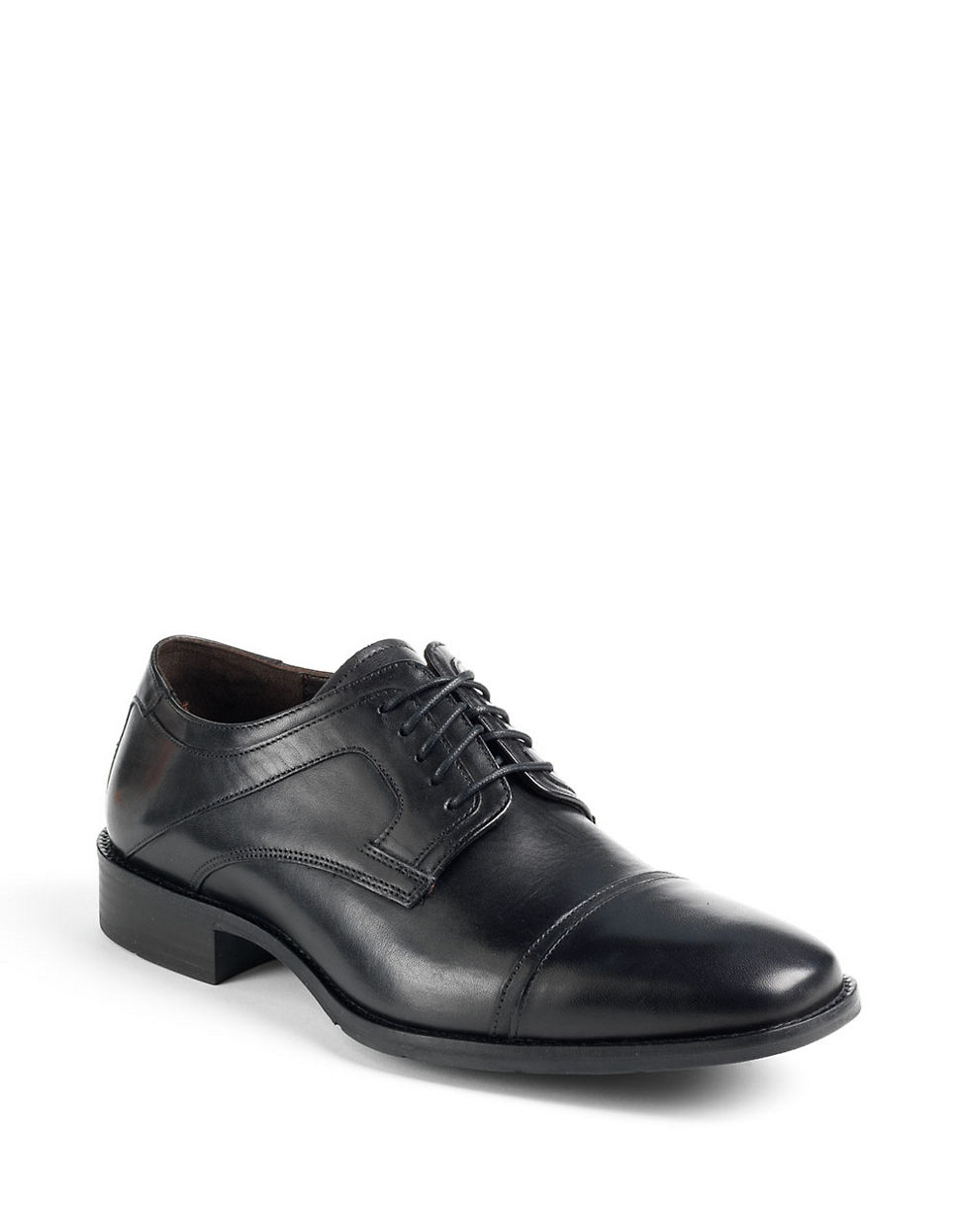 johnston and murphy larsey cap toe oxford