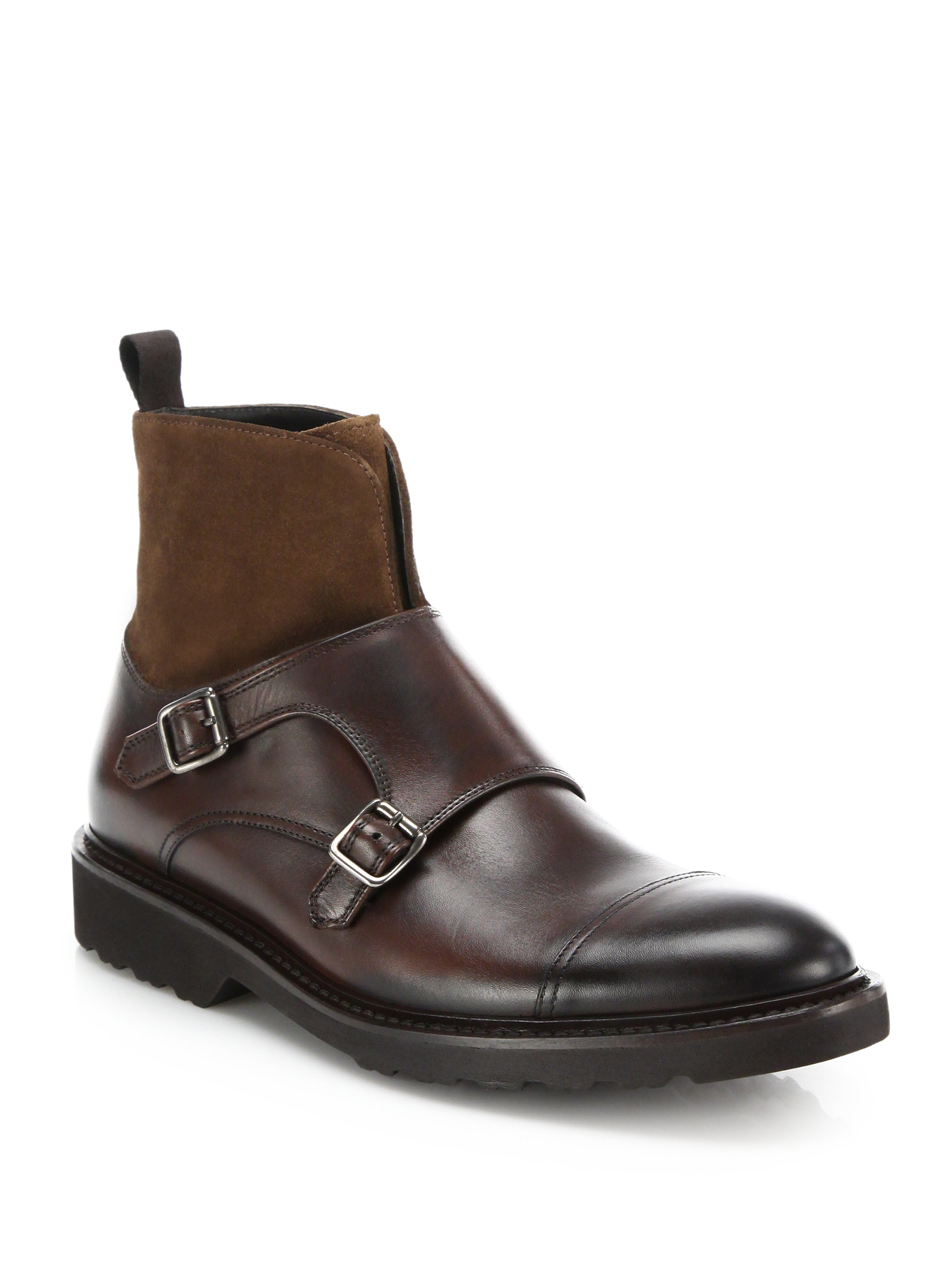 mens monkstrap boots