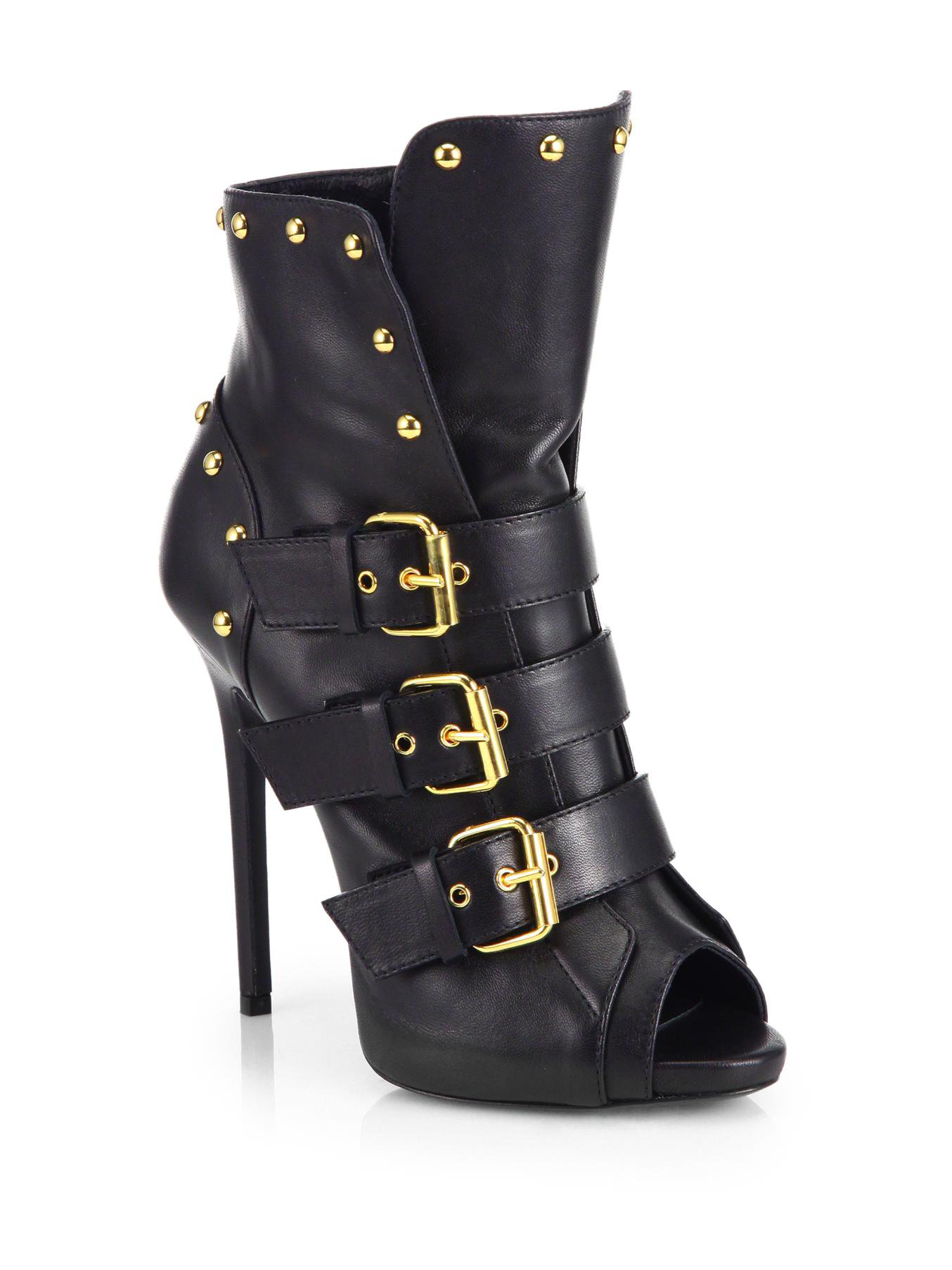 peep toe bootie