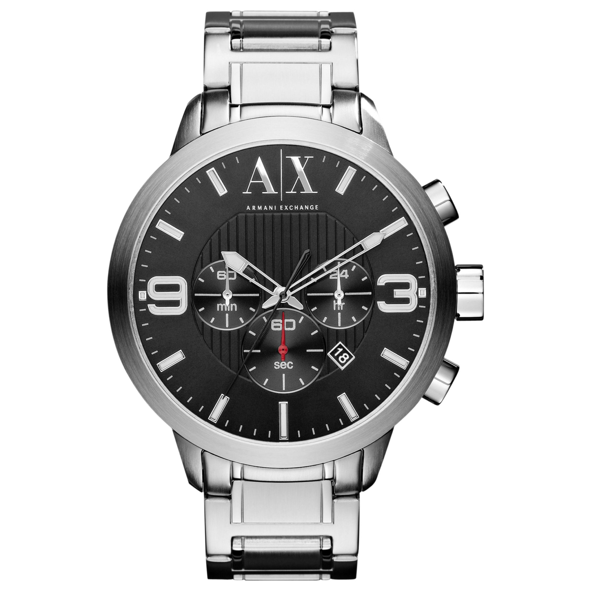 Armani Exchange Ax Armani Exchange Watch Mens Stainless Steel Bracelet Armani Exchange Men's Stainless Steel Watch