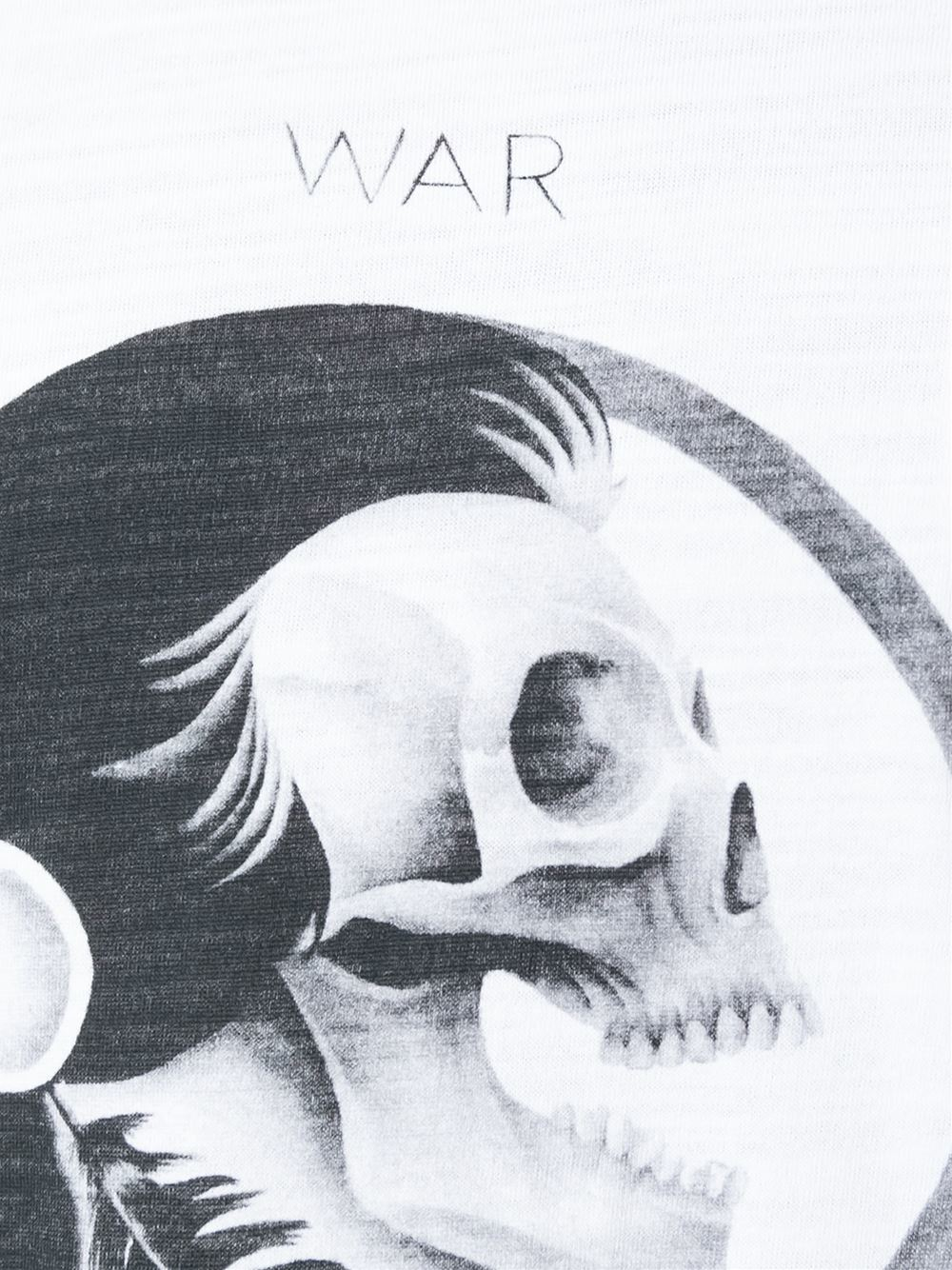 erhvervsdrivende Mange Optøjer Off-White c/o Virgil Abloh War Hell Skull Print T-shirt in White for Men |  Lyst