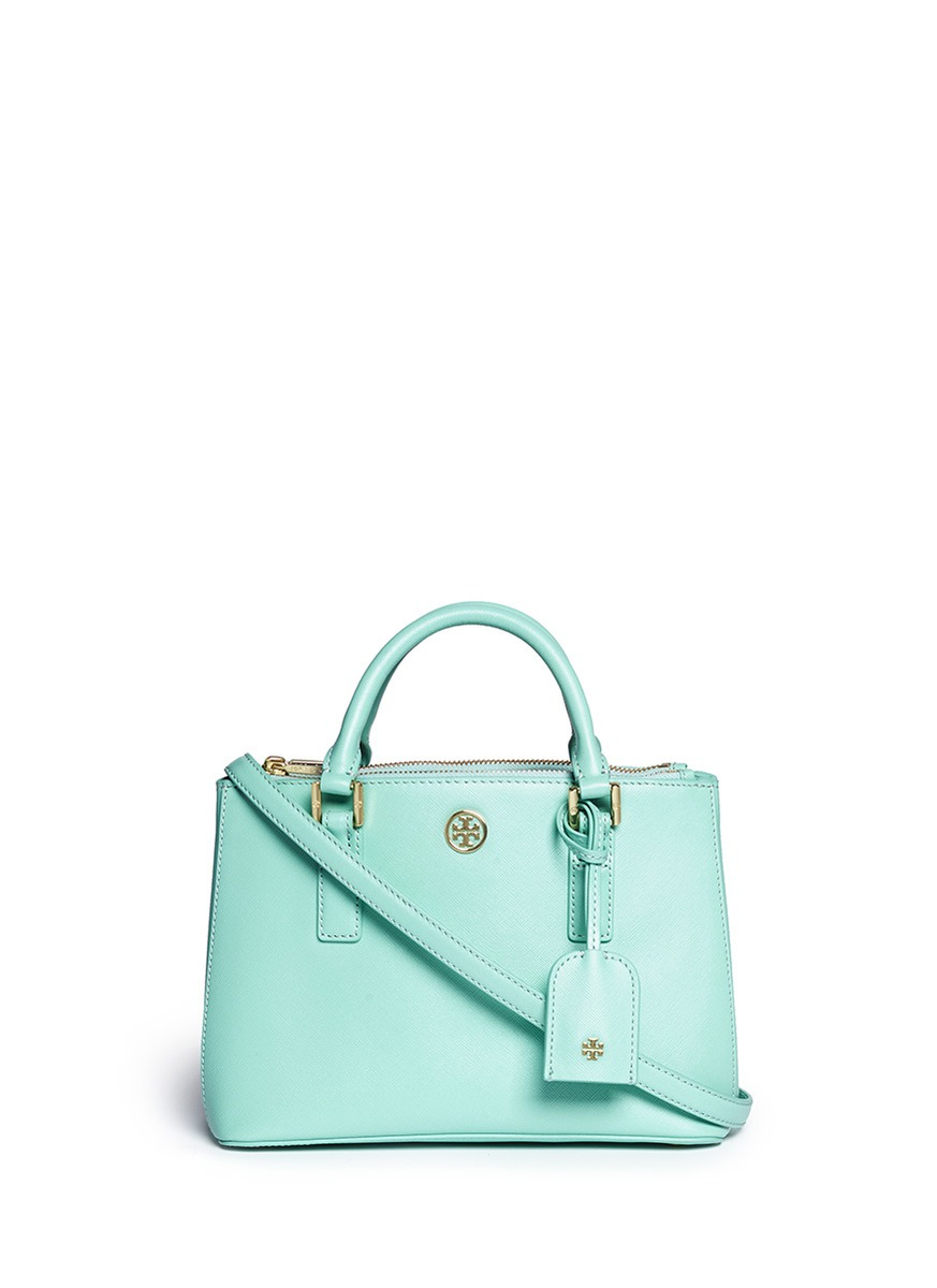 robinson saffiano leather tote tory burch