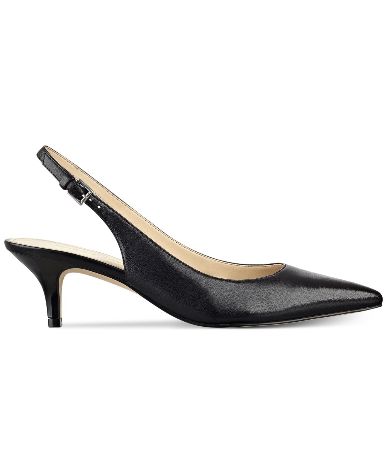 Black Patent Kitten Heel Slingback Shoes Black Patent Kitten Heel Slingback Shoes