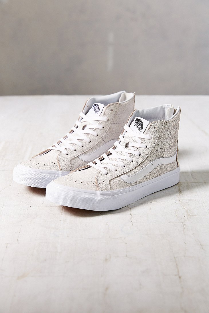 white high top vans womens