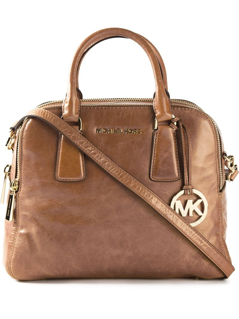 MICHAEL Michael Kors Medium 'Alexis' Crossbody Bag in Brown Lyst