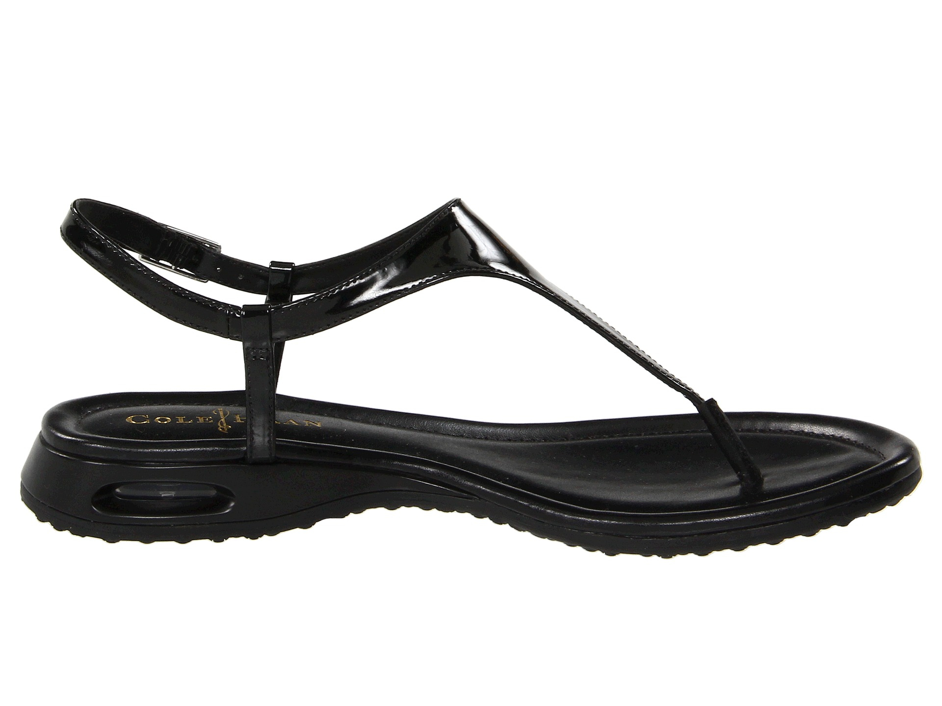 Cole Haan Air Bria Thong Sandal in Black | Lyst