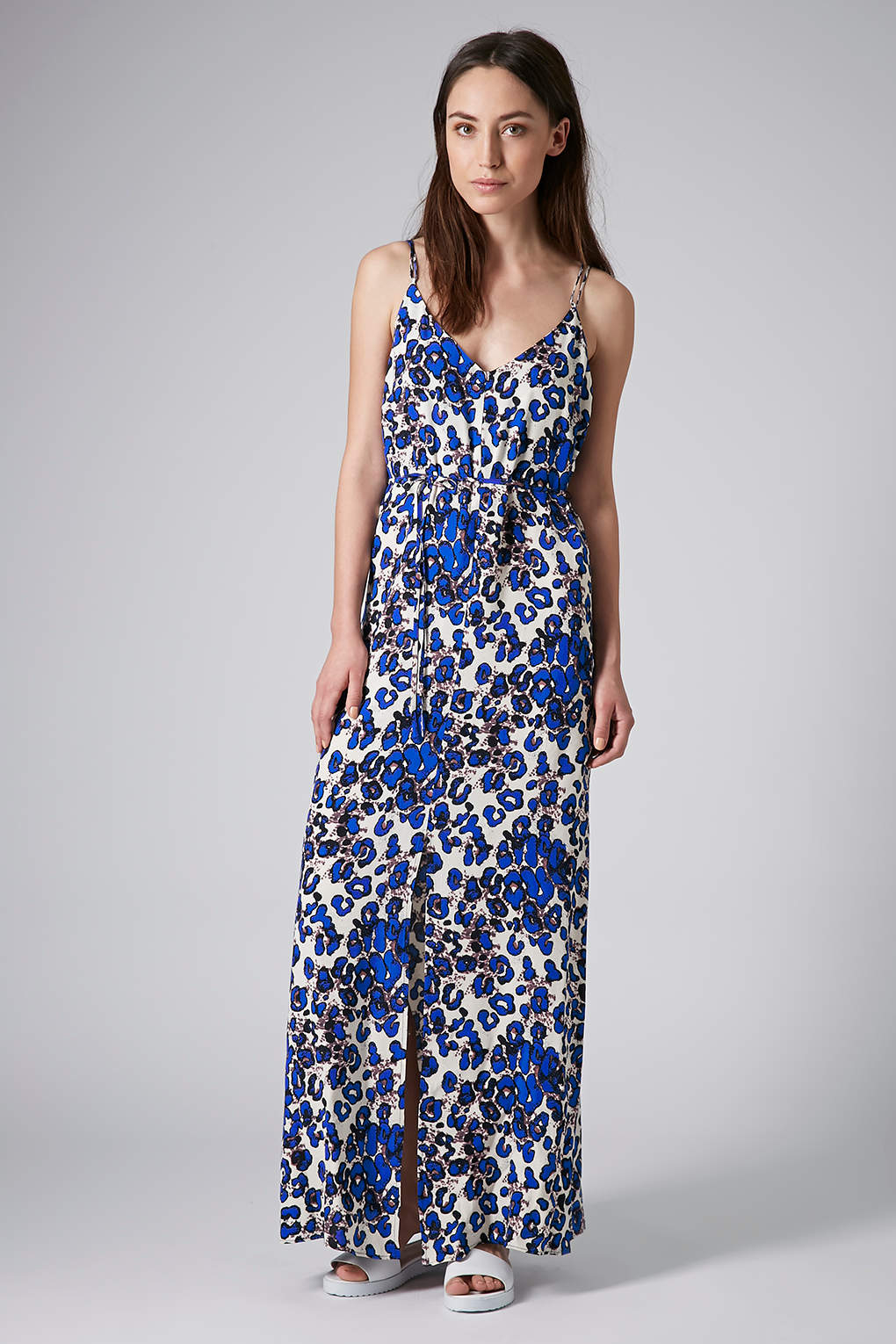 topshop leopard print maxi dress