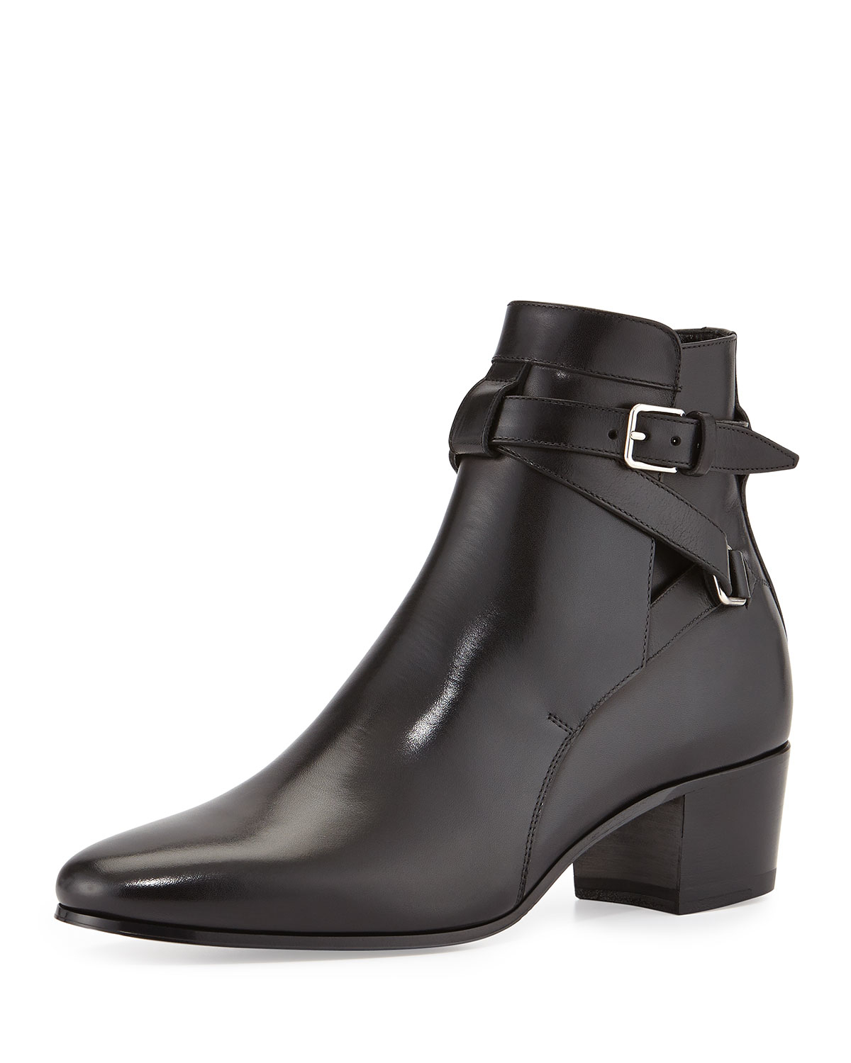 saint laurent blake ankle boots