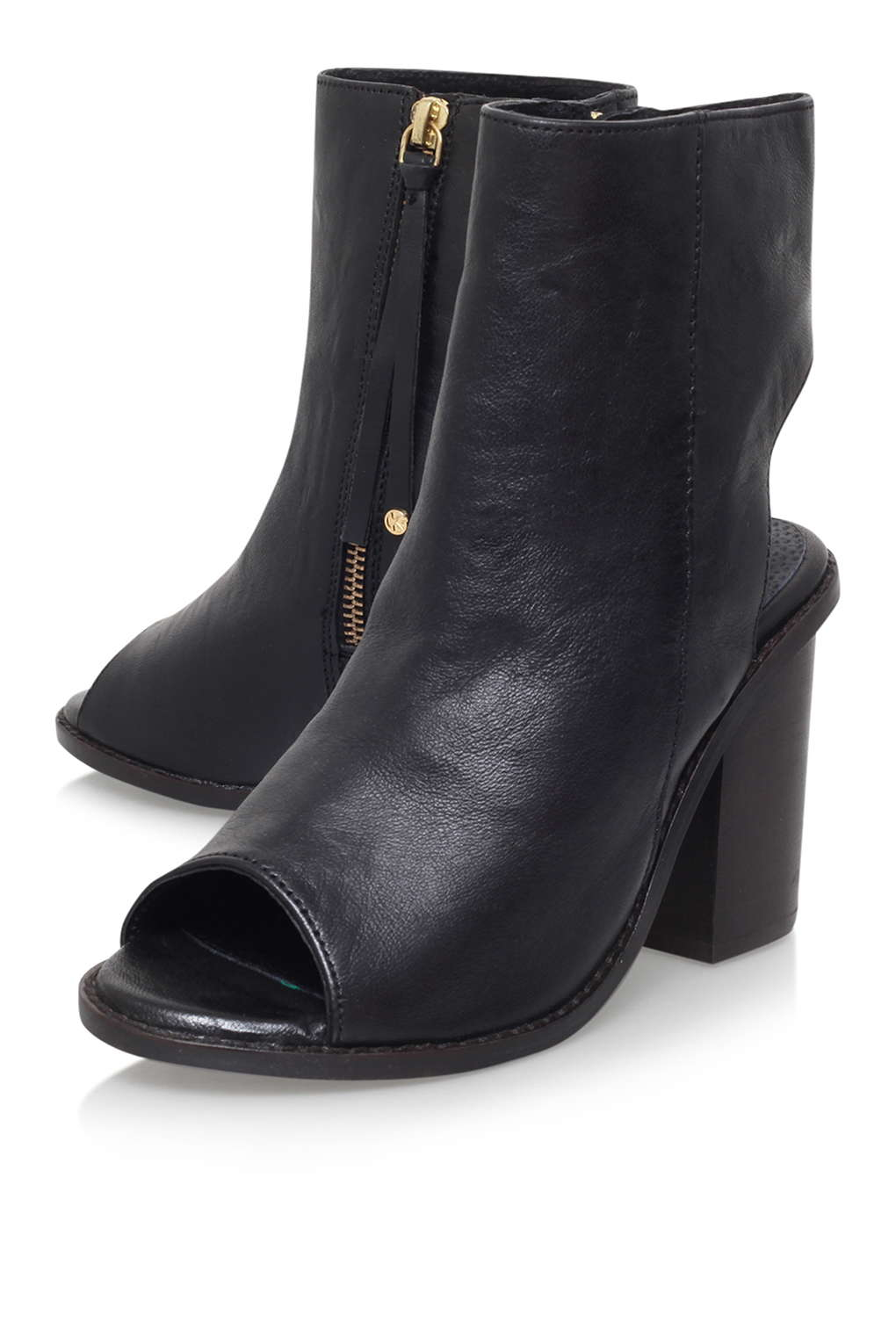 kurt geiger open toe boots