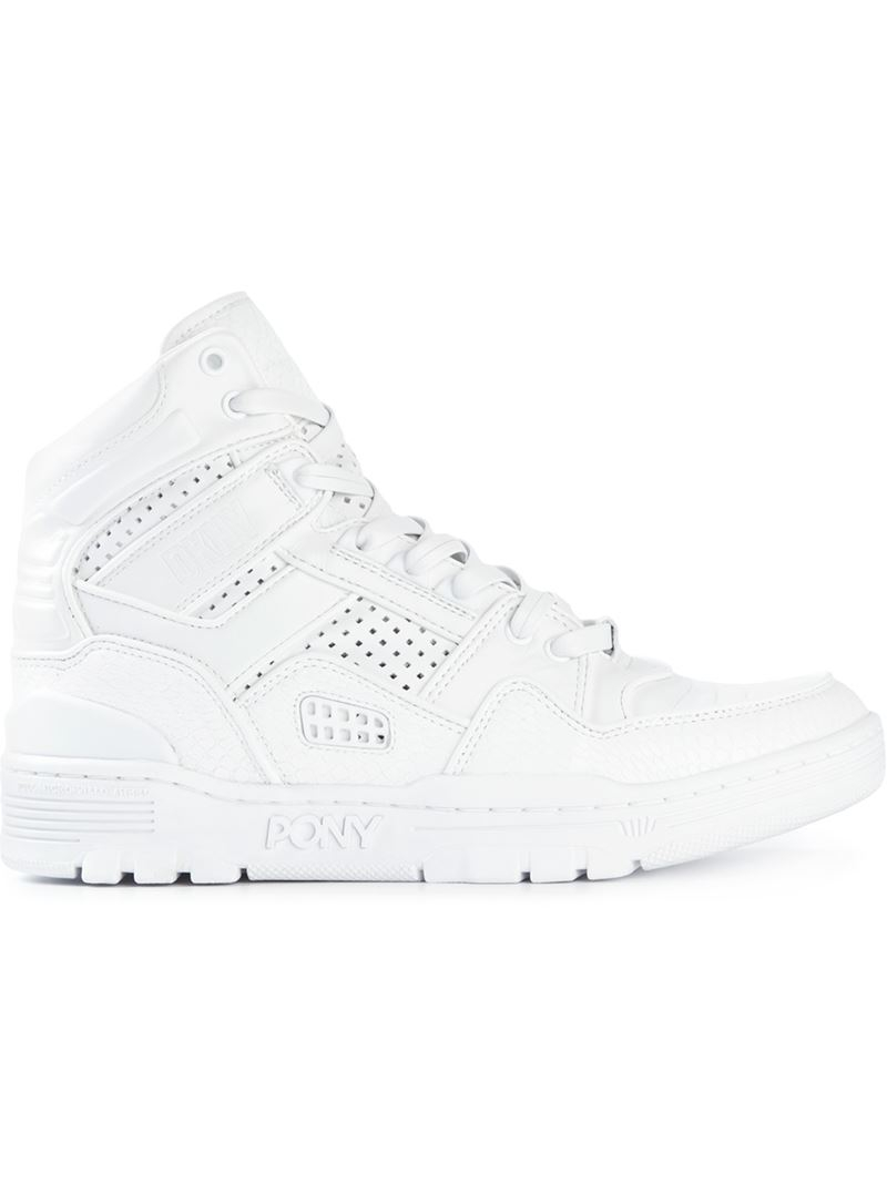 Pony sneakers white Clearance