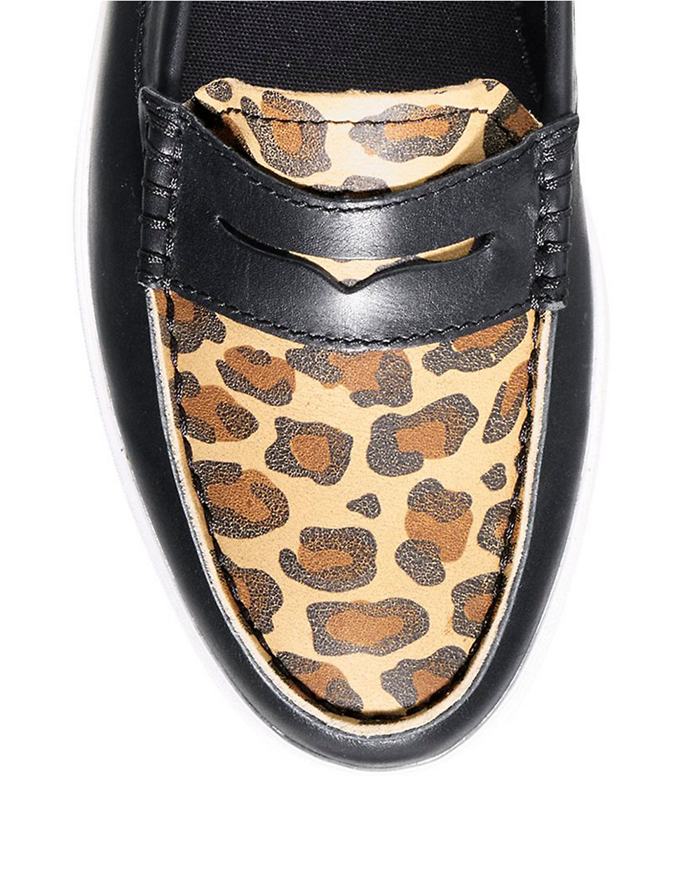 cole haan animal print flats