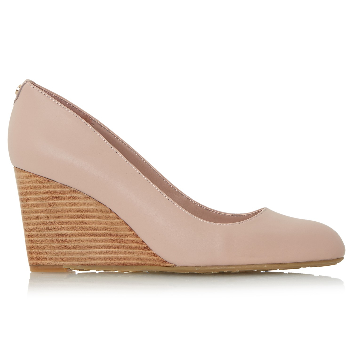 blush pink wedges