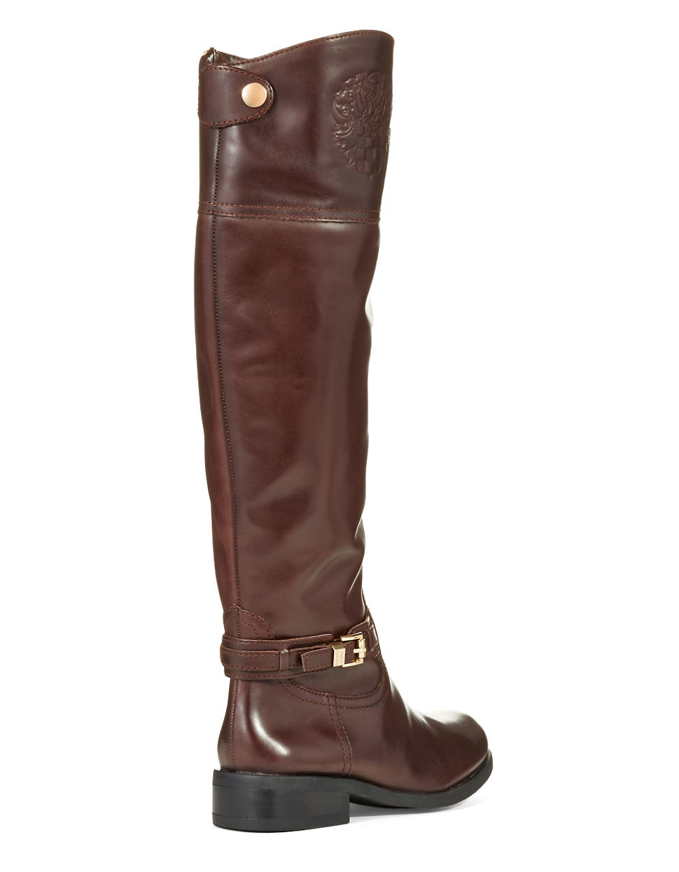 Vince Camuto Kable Wide Calf Riding Boots in Brown Lyst
