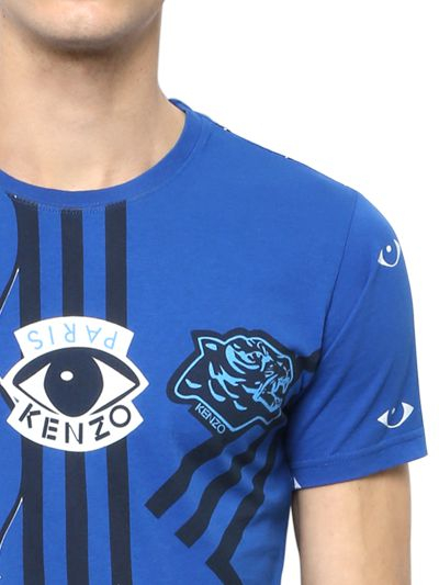 kenzo blue eye t shirt
