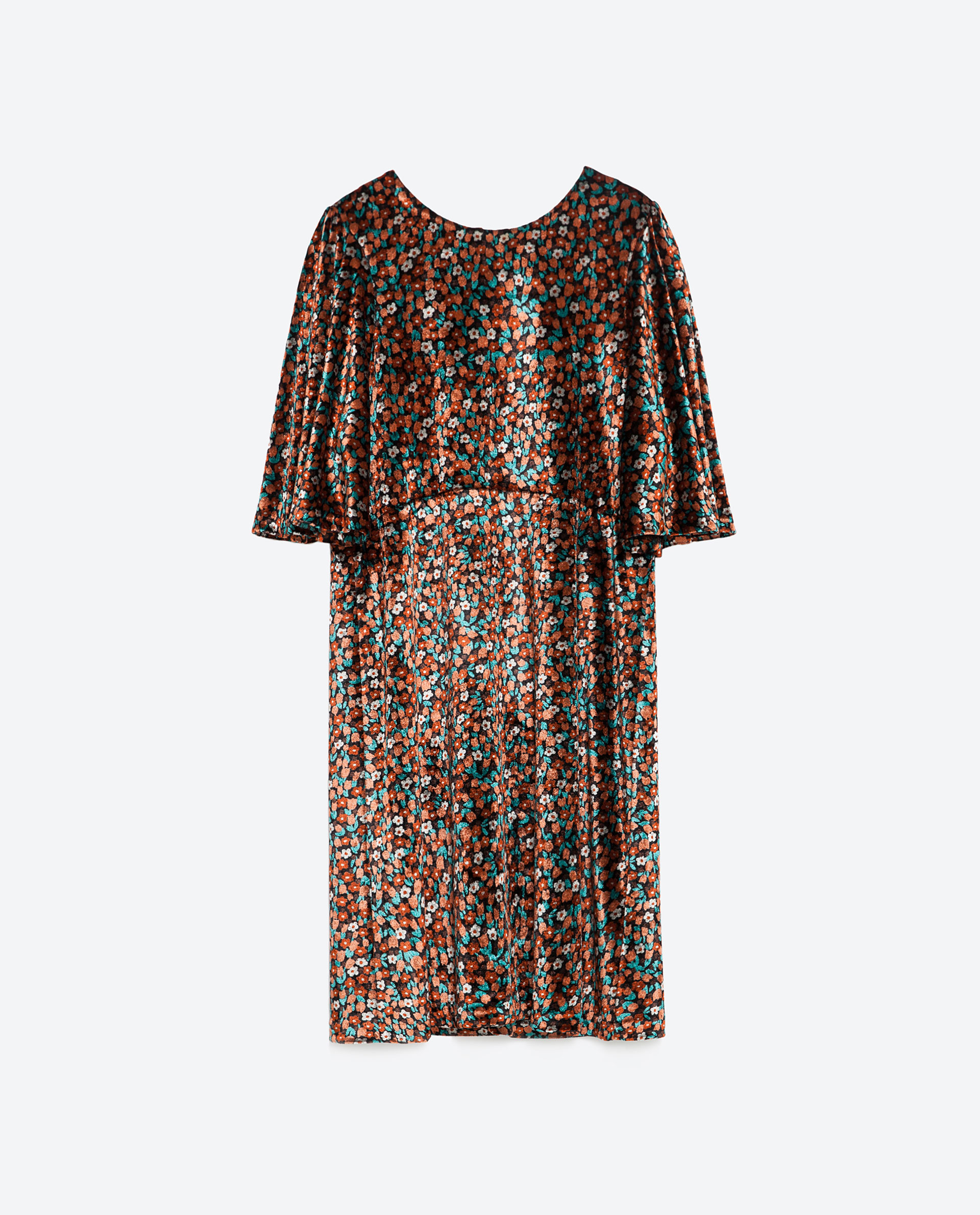 Zara Velvet Dress in Black Lyst