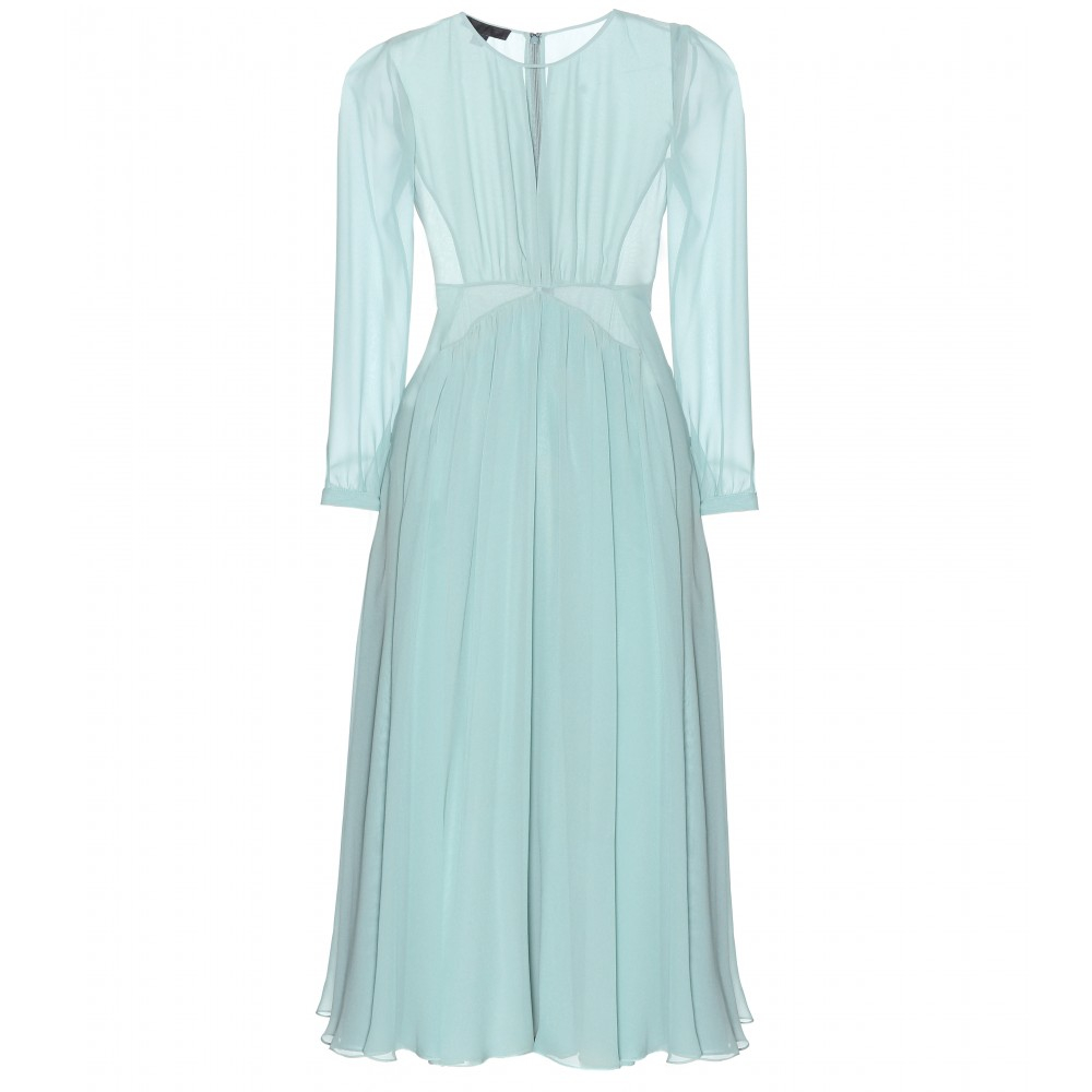 burberry teal dress