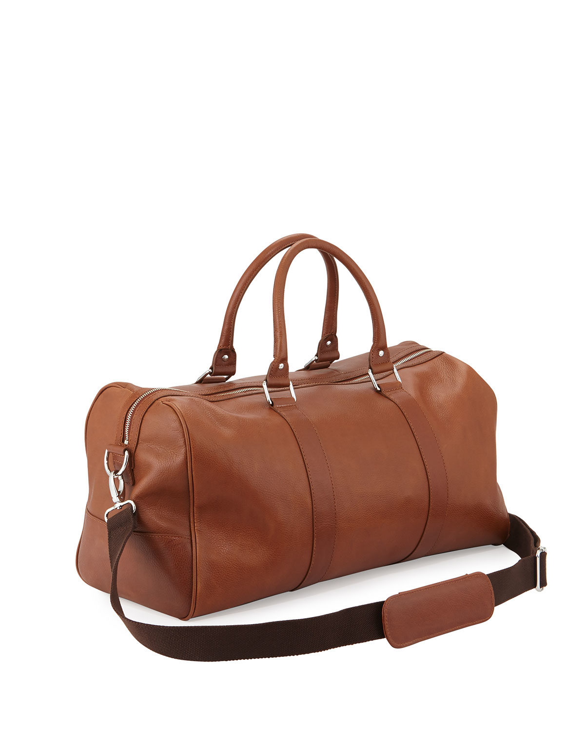 Lyst Cole Haan Large Leather Duffle Bag In Brown For Men Gallery