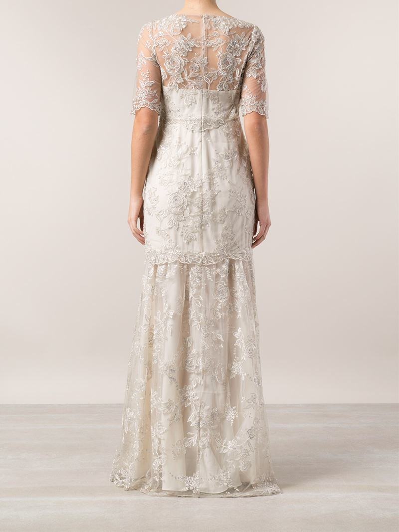 marchesa notte white gown