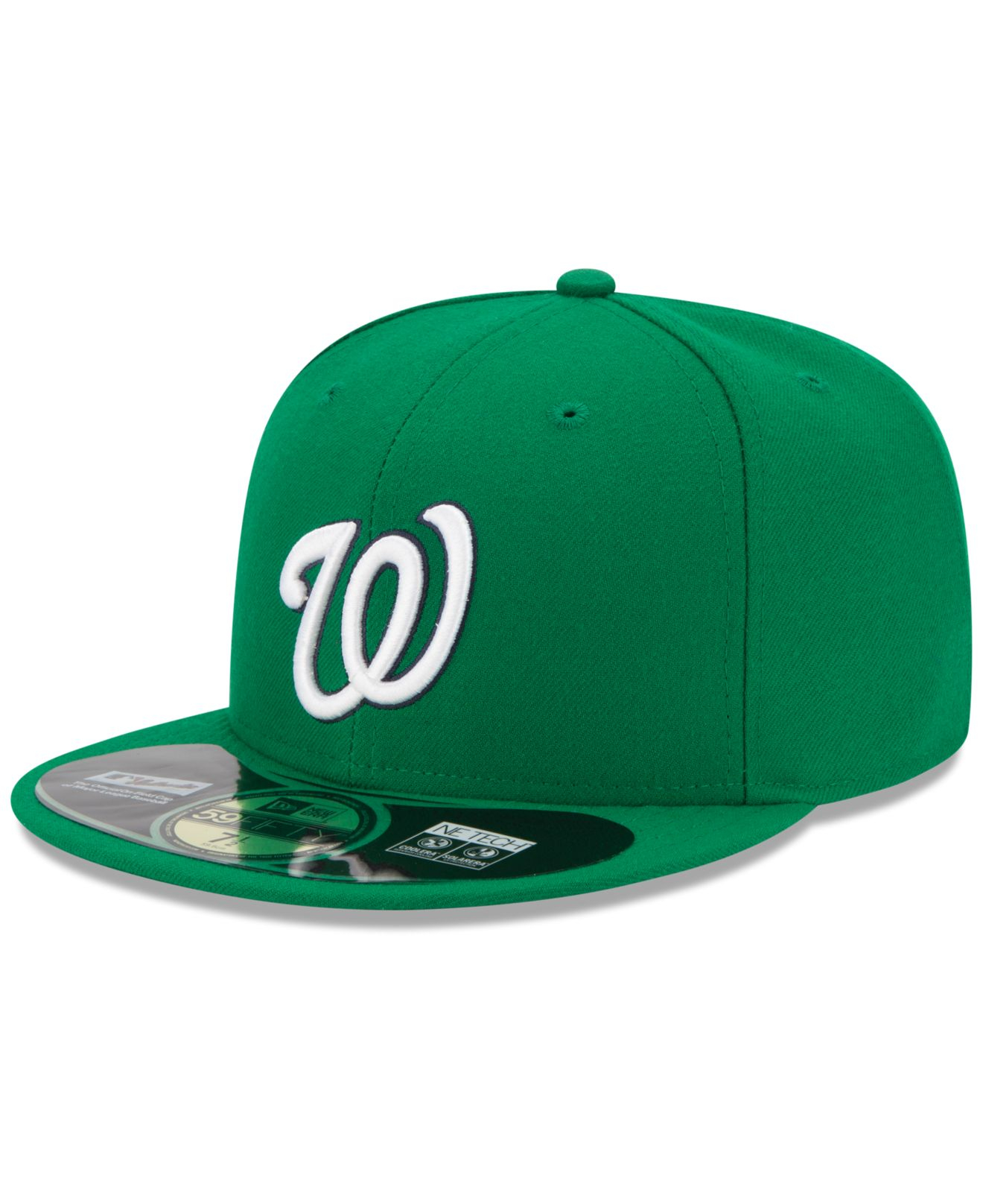Green washington nationals hat Clearance