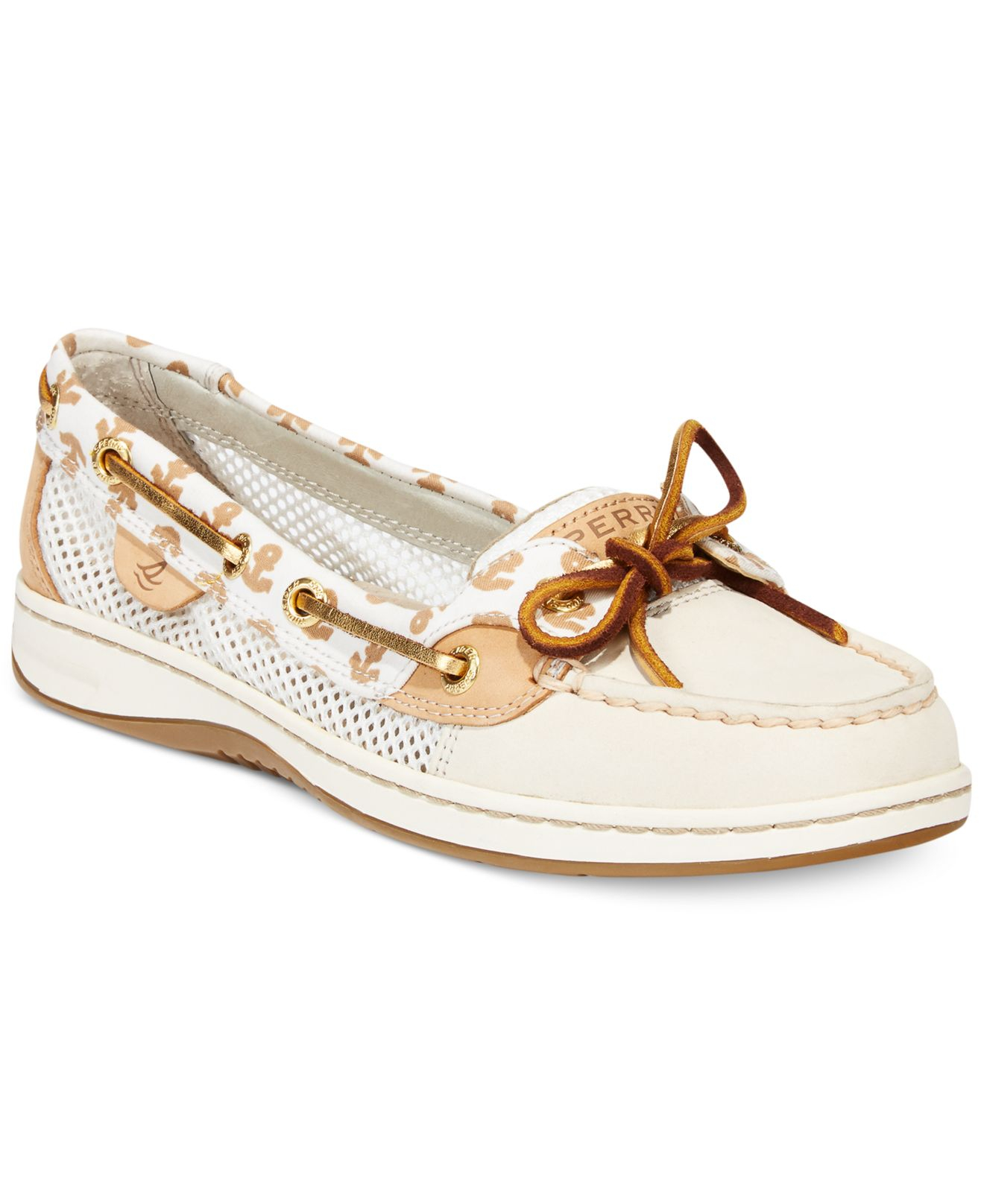 Sperry Angelfish Embossed Anchors Zapatos de tacón para Mujer 