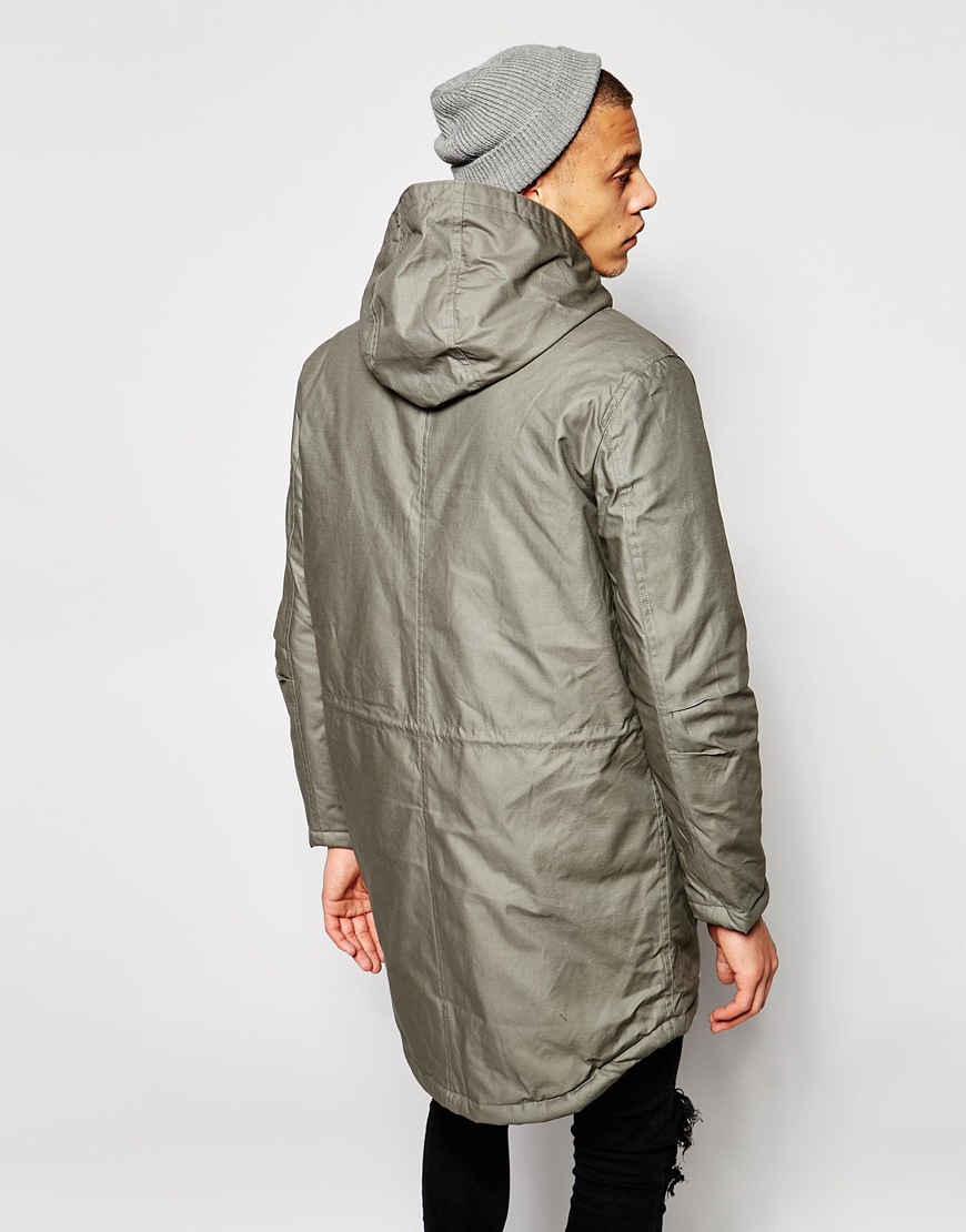 Cheap Monday Cage Parka Jacket in Green for Men - Lyst