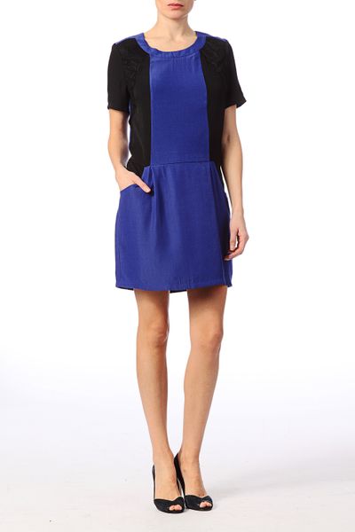 See U Soon Pencil Dress in Black (blue) | Lyst