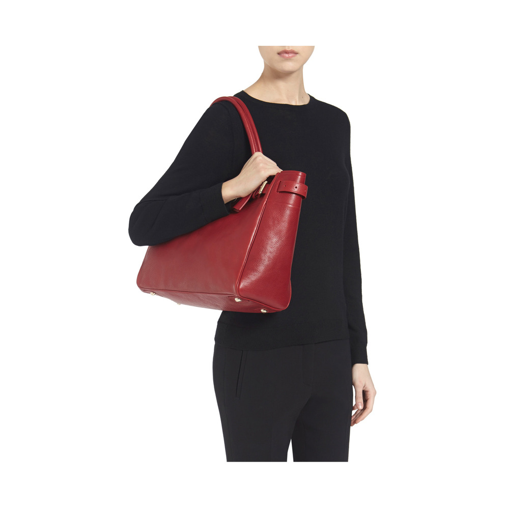 mulberry bayswater tote red