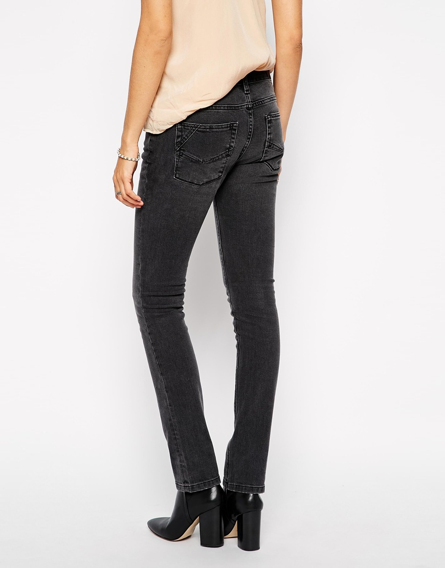 Zadig & Voltaire Zadig And Voltaire Jeans With Skull Rivets in Gray | Lyst