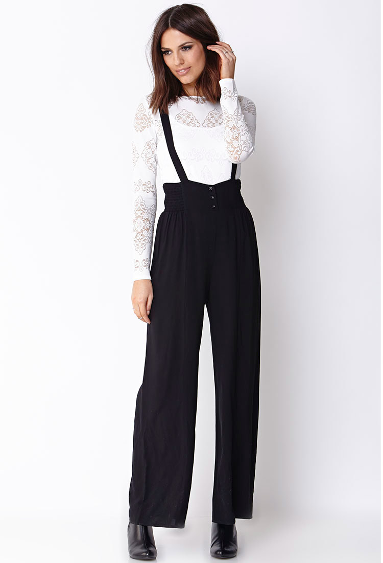 girls black overalls