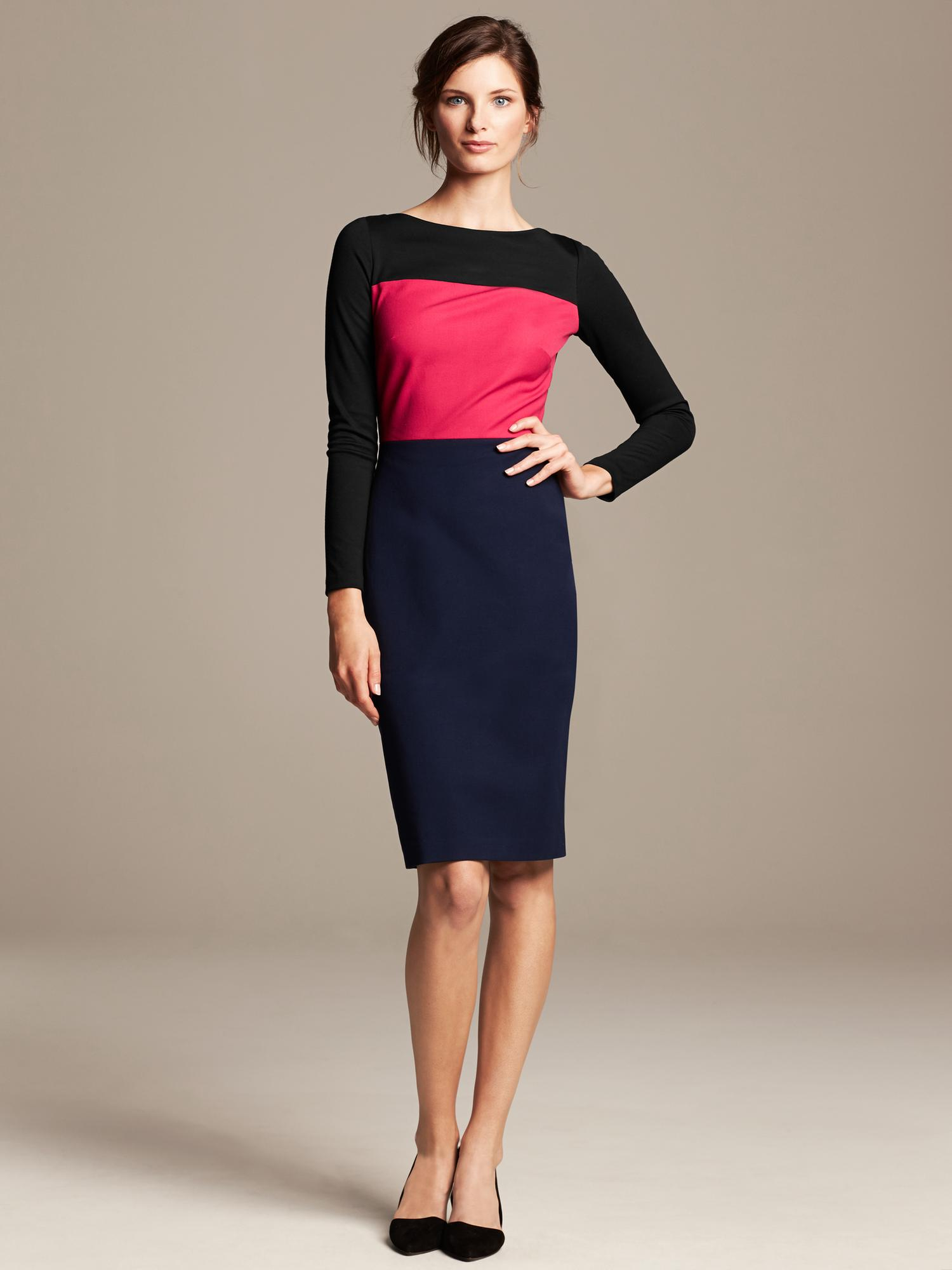 banana republic long sleeve dress
