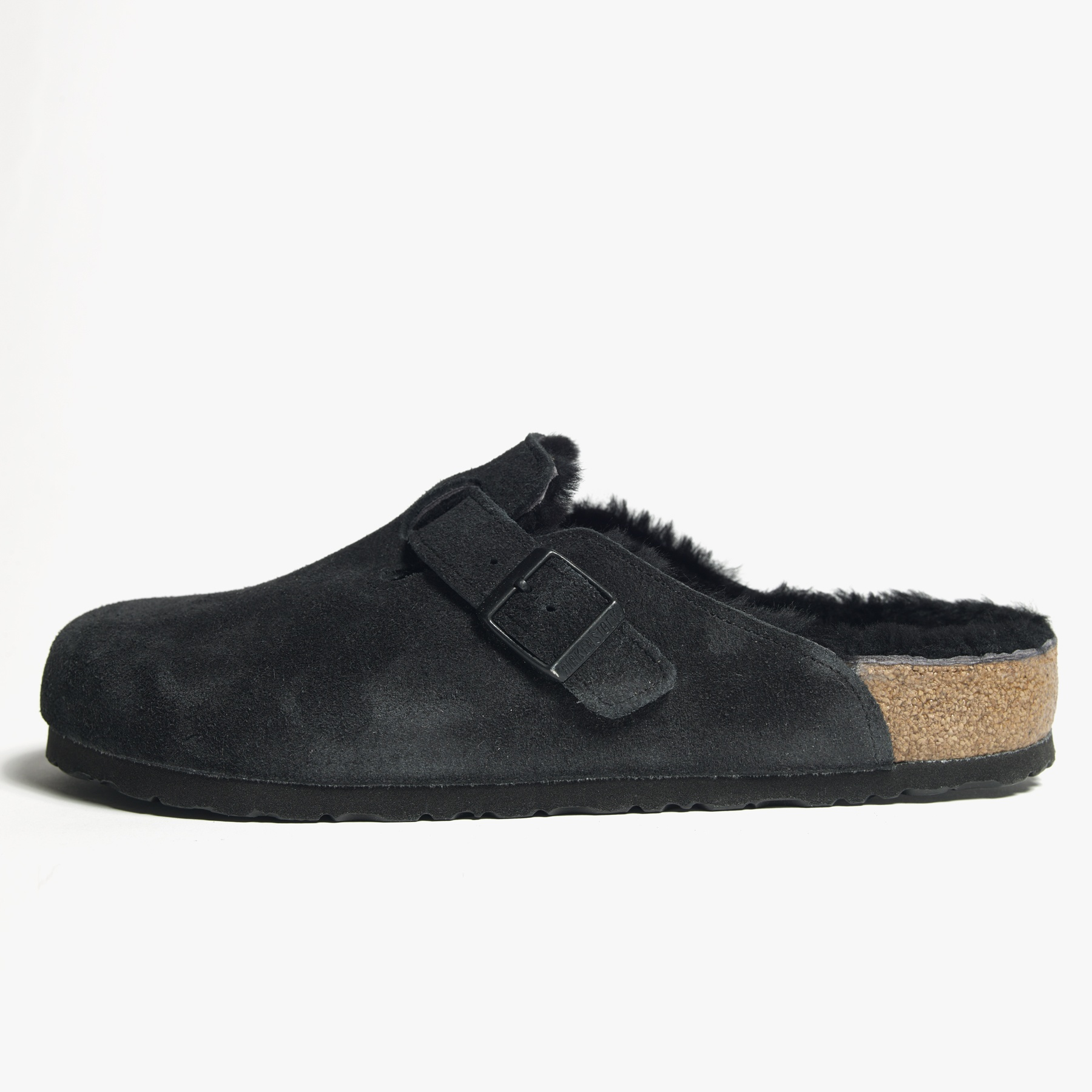 birkenstock boston clog shearling