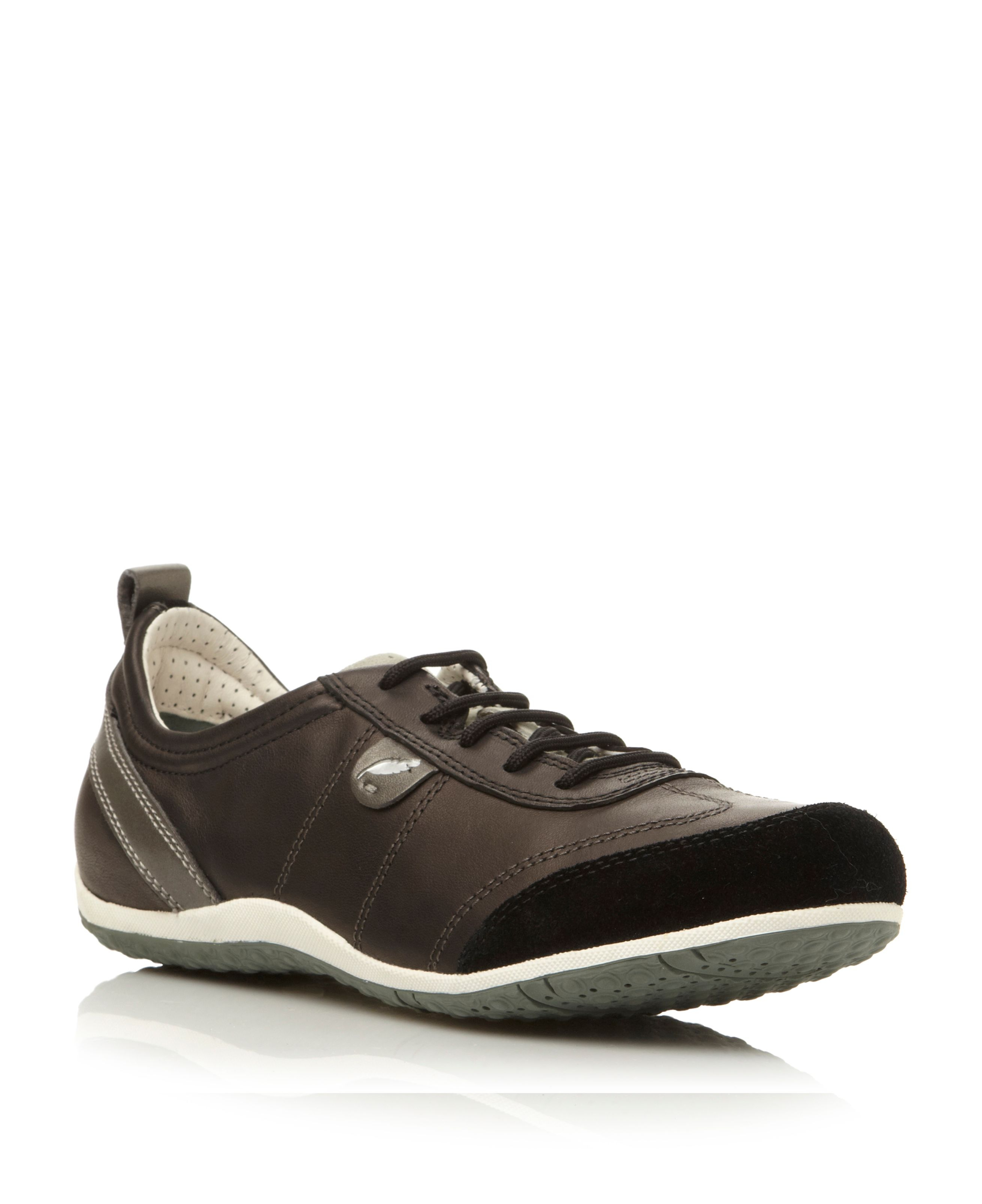 flat sports shoes geox lace up leather flat sports shoes in gray flat sports shoes geox lace up leather flat sports shoes in gray