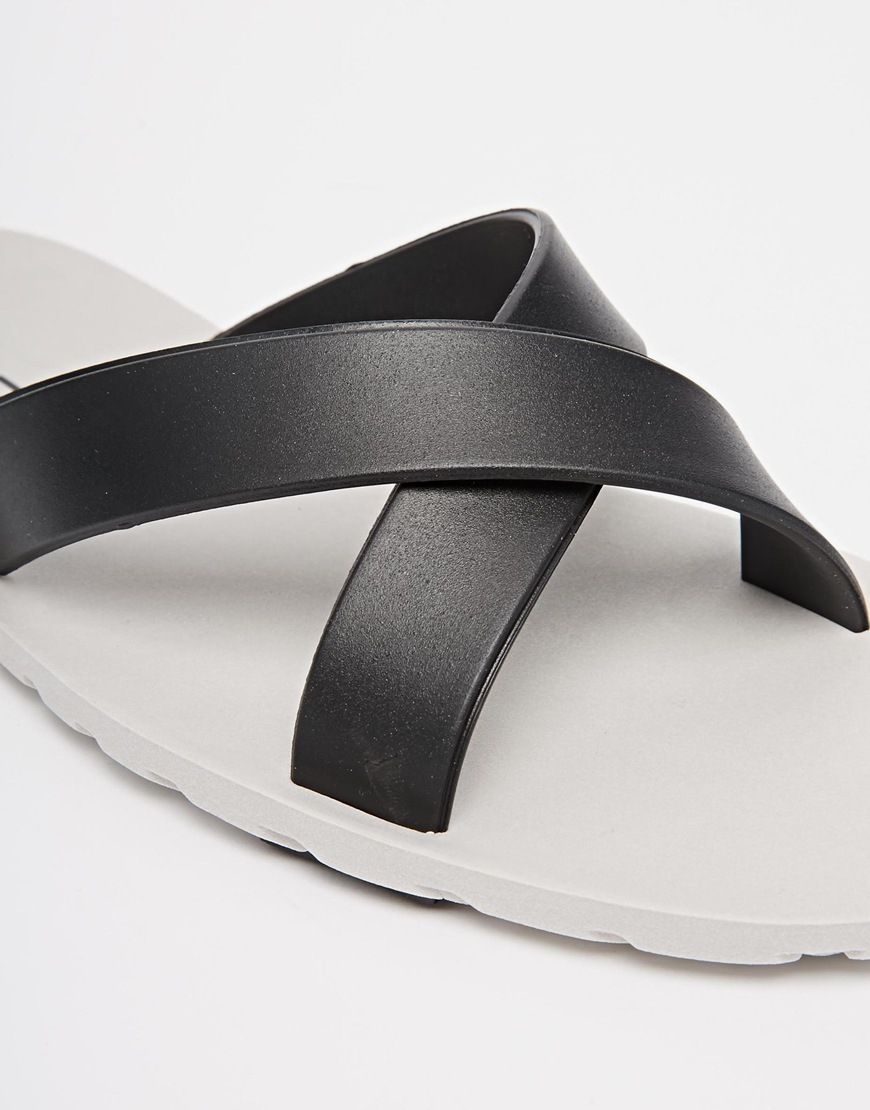 ALDO Yiguael Rubber Sandals in Black for Men - Lyst