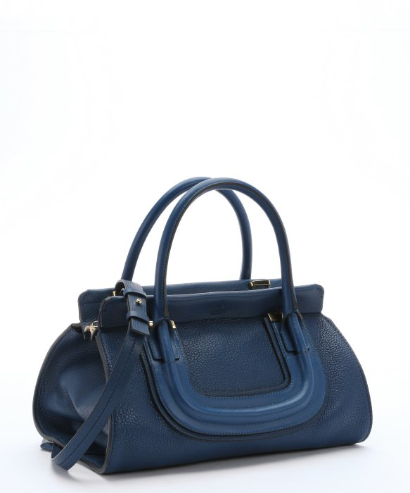 Chlo Factory Blue Leather \u0026#39;everston\u0026#39; Convertible Doctor Bag in ...