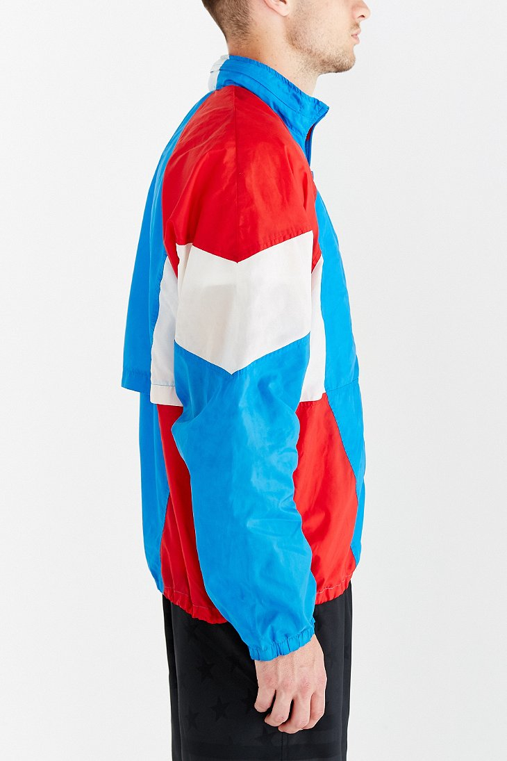 Without Walls Vintage Nike Red White + Blue Windbreaker Jacket for Men |  Lyst Canada