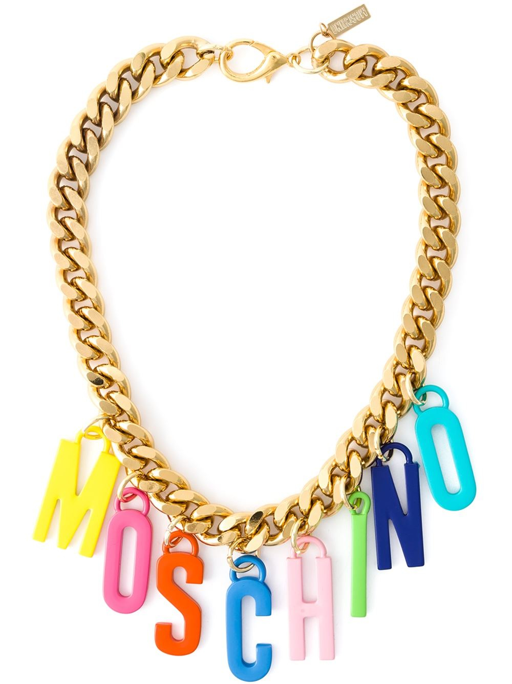 moschino colorful necklace
