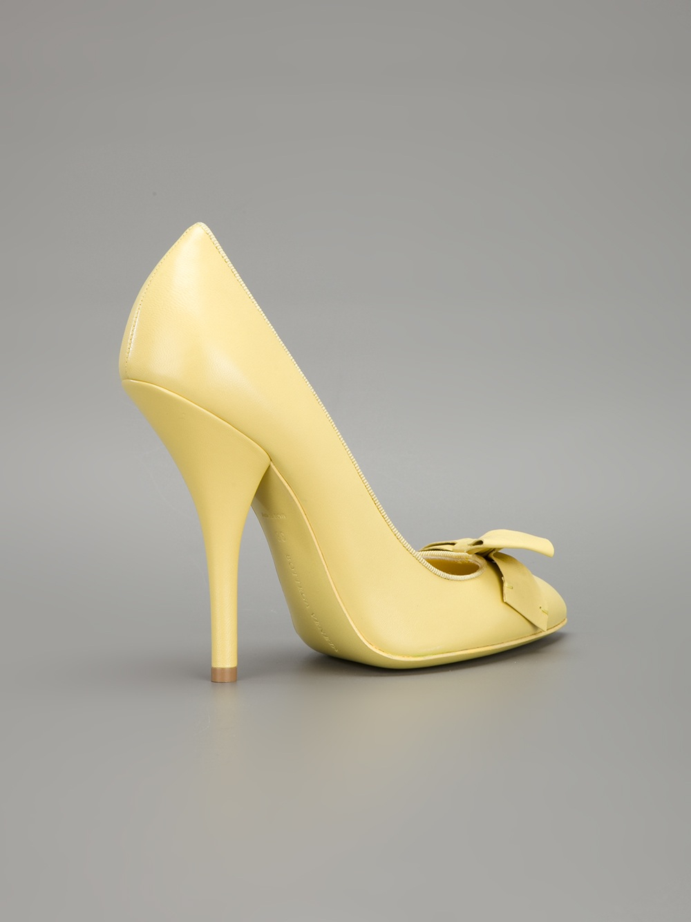 Bottega Bow Stiletto Pump in Yellow & Orange (Yellow) Lyst