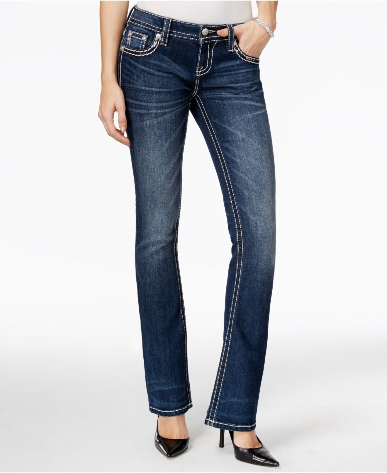 miss me snowflake jeans