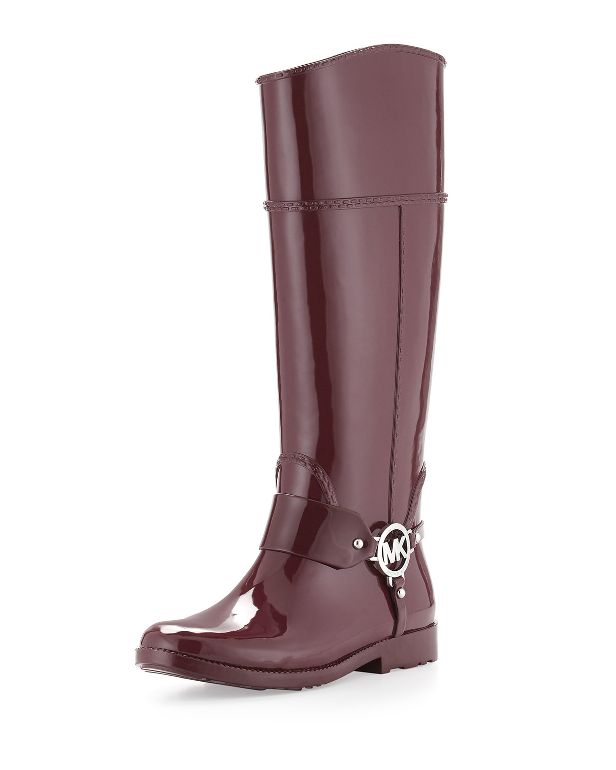 michael kors purple boots