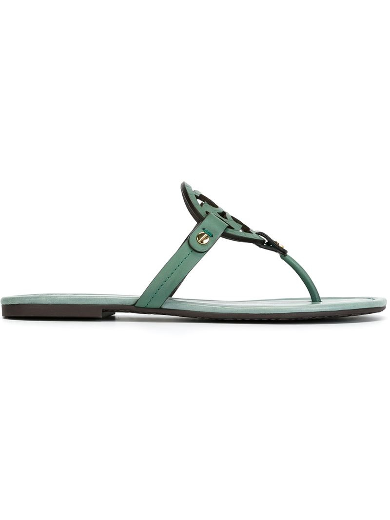 dark green flip flops