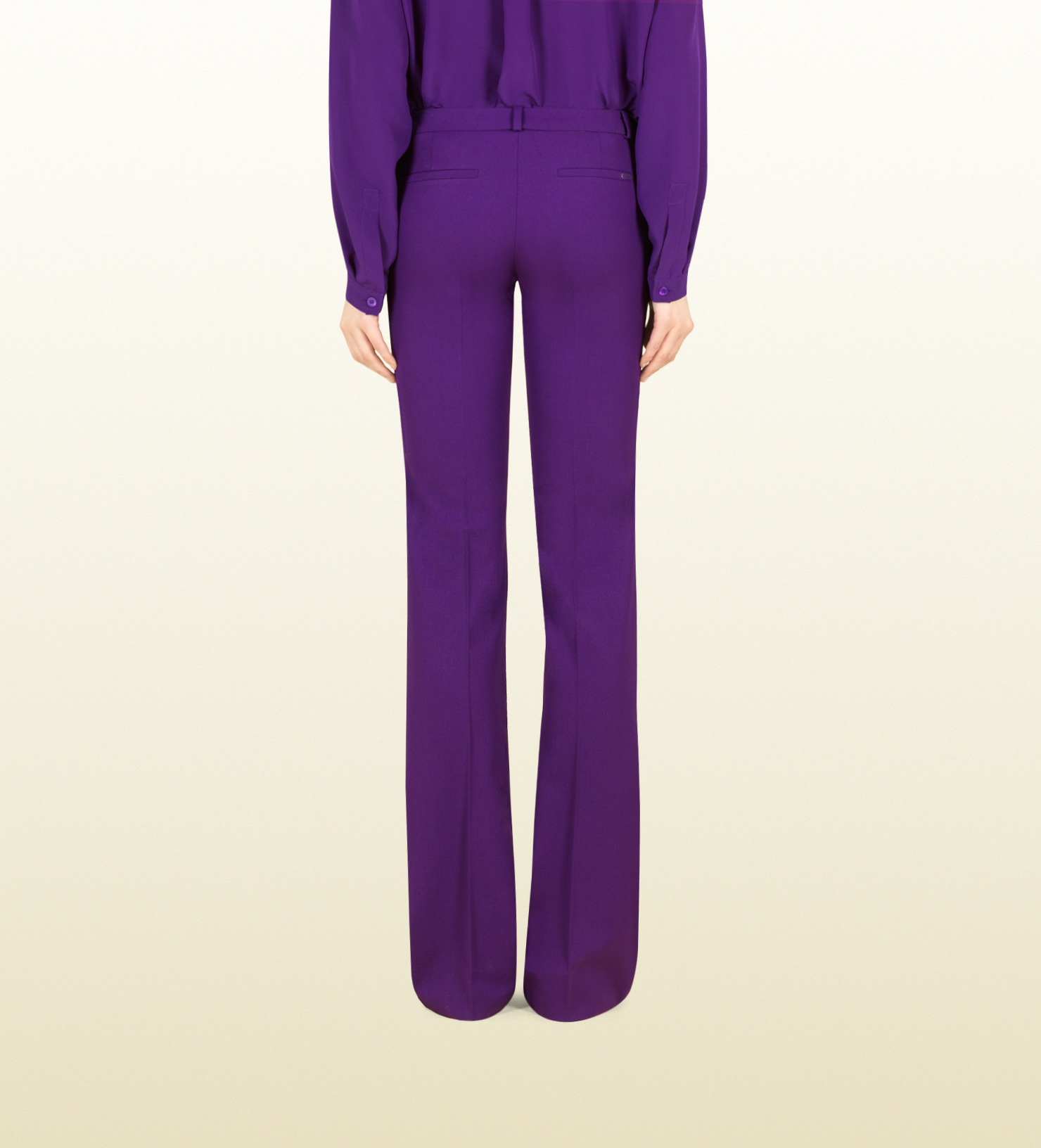 lavender flare pants