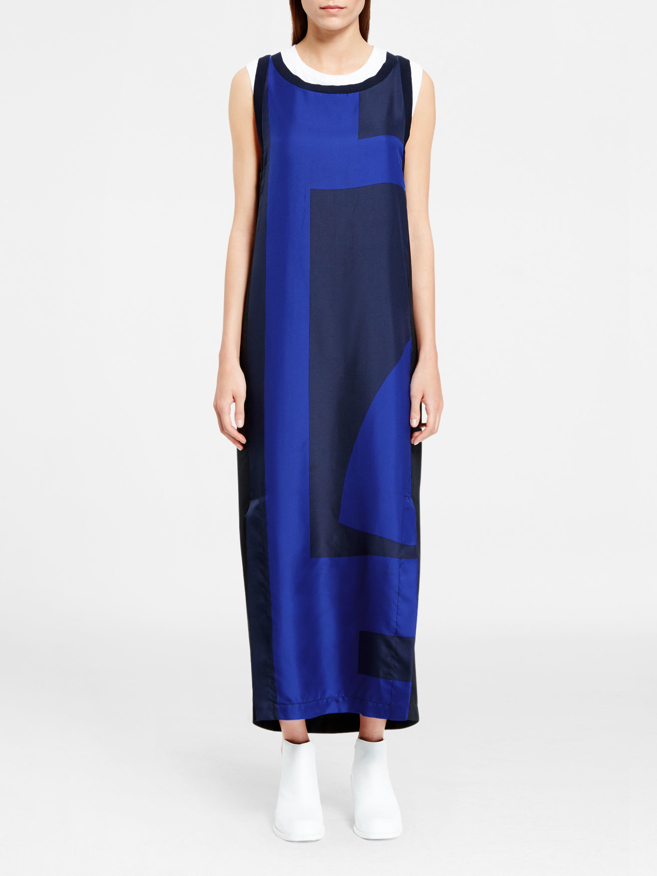 pure silk maxi dress