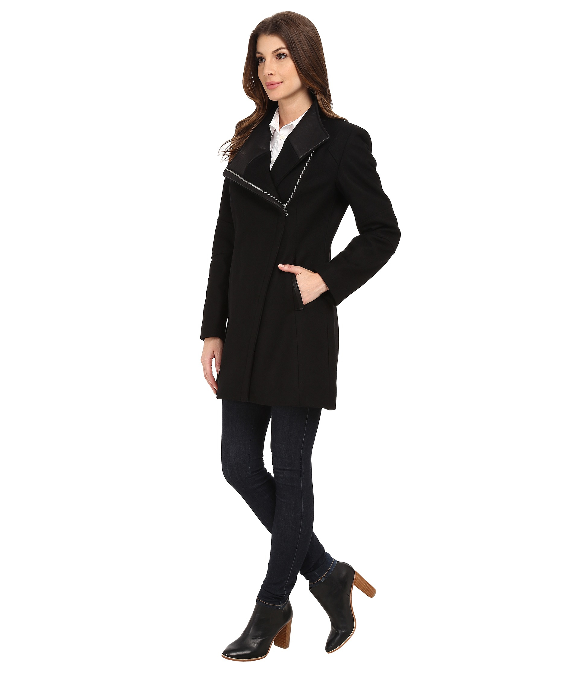 Calvin Klein Asymmetrical Puffer Jacket 