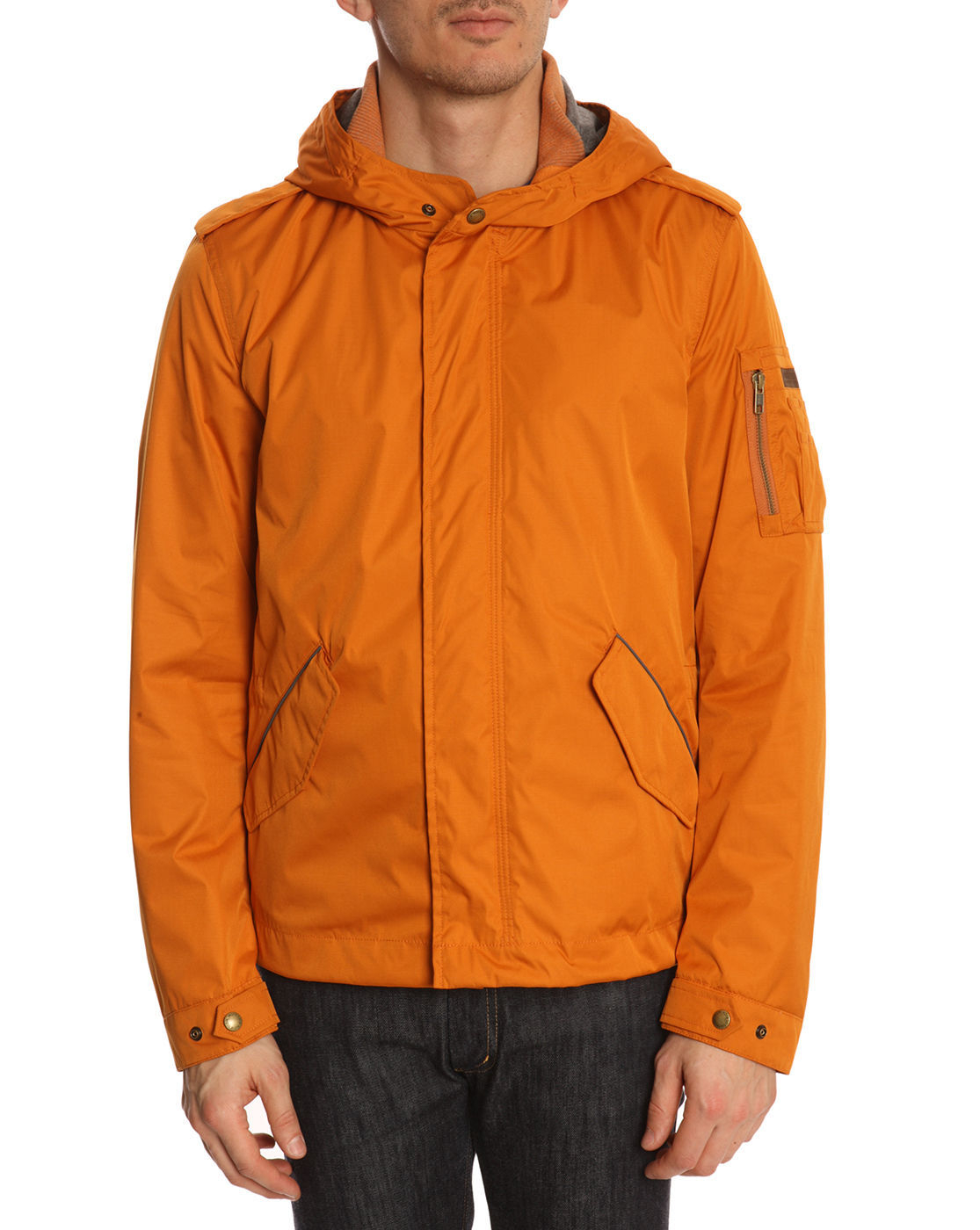 Woolrich Ripstop Orange Eskimo Jacket in Orange for Men | Lyst