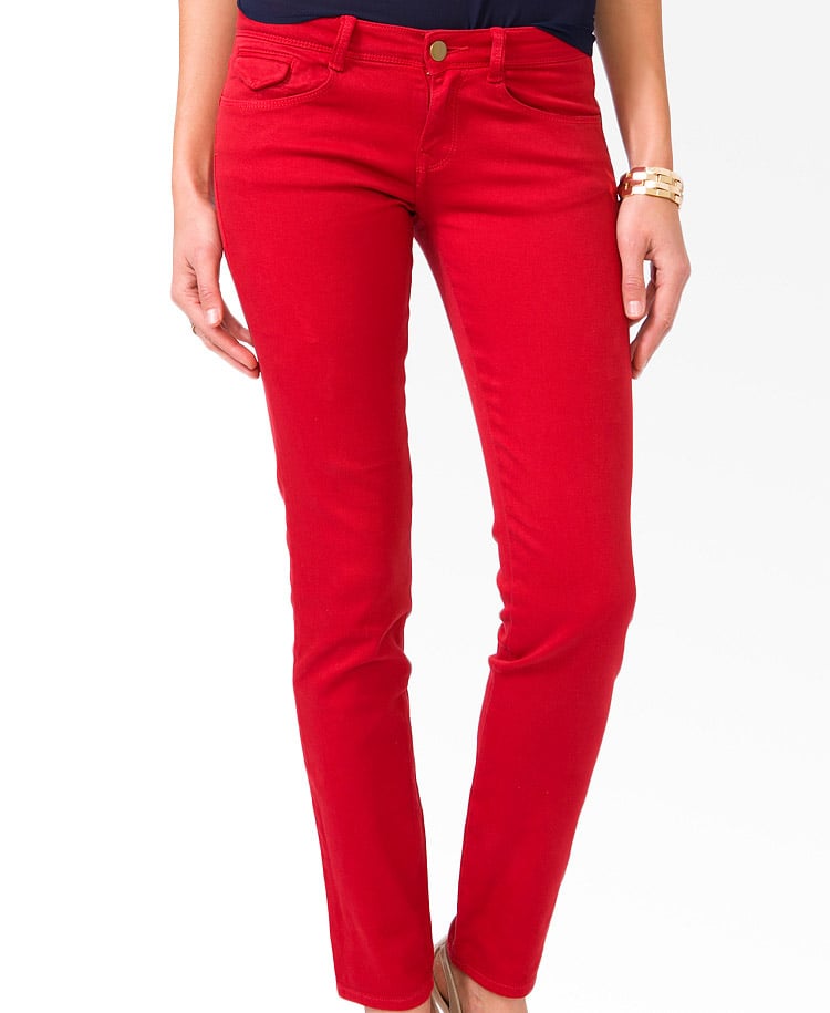 forever 21 colored jeans