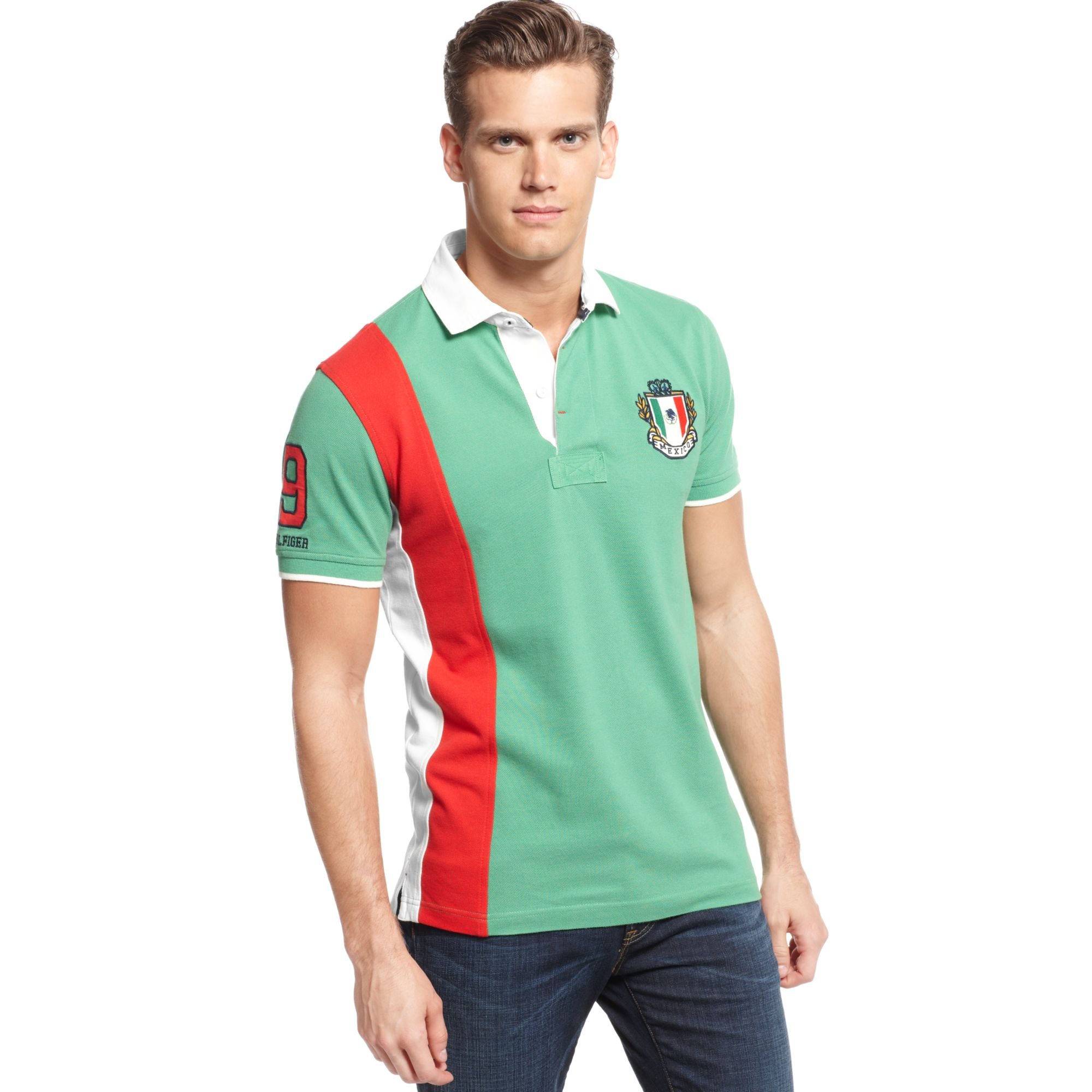 Minimaal fenomeen vorst Tommy Hilfiger Mexico World Cup Polo European Collection in Green for Men |  Lyst