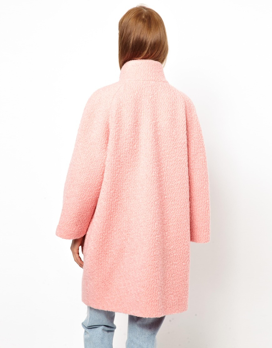 poodle wool coat
